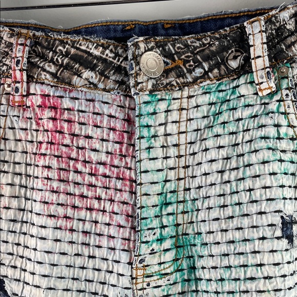 Embellish Distressed Jeans Size 36 - Picture 6 of 16